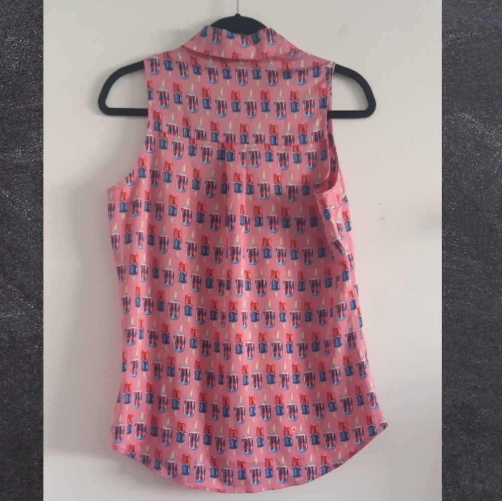 Pink popsicle print top - Picture 4 of 4